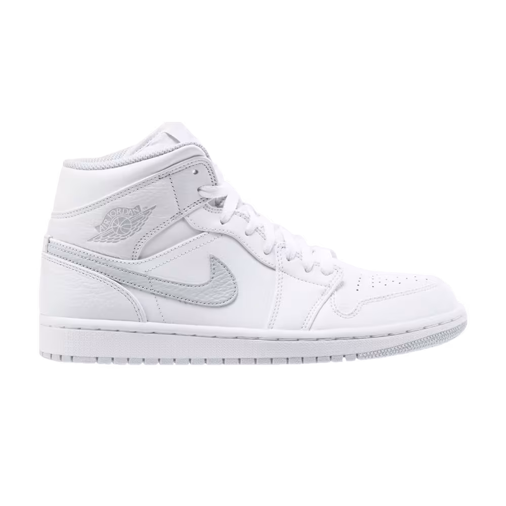 Air Jordan 1 Mid BG White Platinum