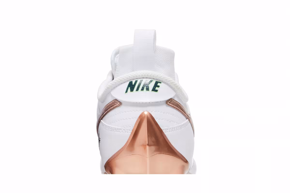 Kyler Murray x Nike Vapor Edge Dunk White Rose Gold, view 8