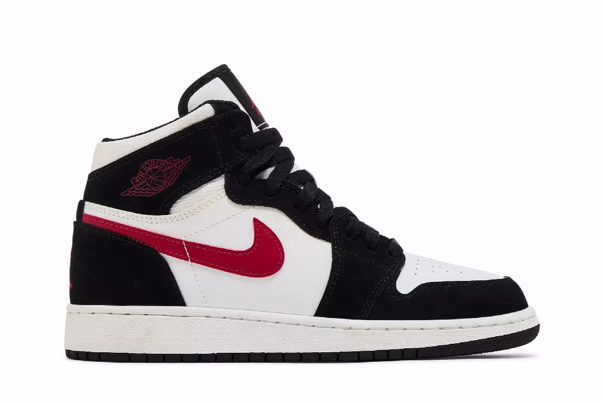 Air Jordan 1 High BG Black Red White, view 2