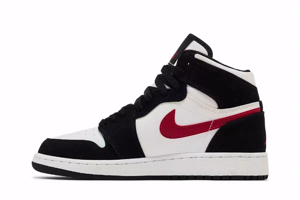 Air Jordan 1 High BG Black Red White, view 4