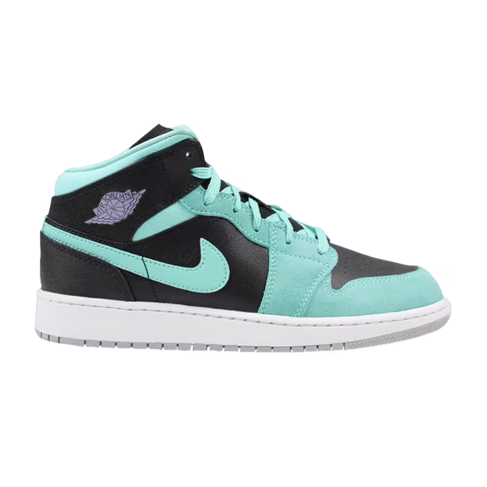 Air Jordan 1 Mid GG Black Purple Turquoise