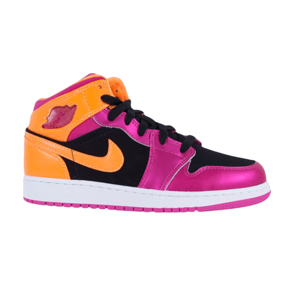 Air Jordan 1 Mid GS Bright Citrus