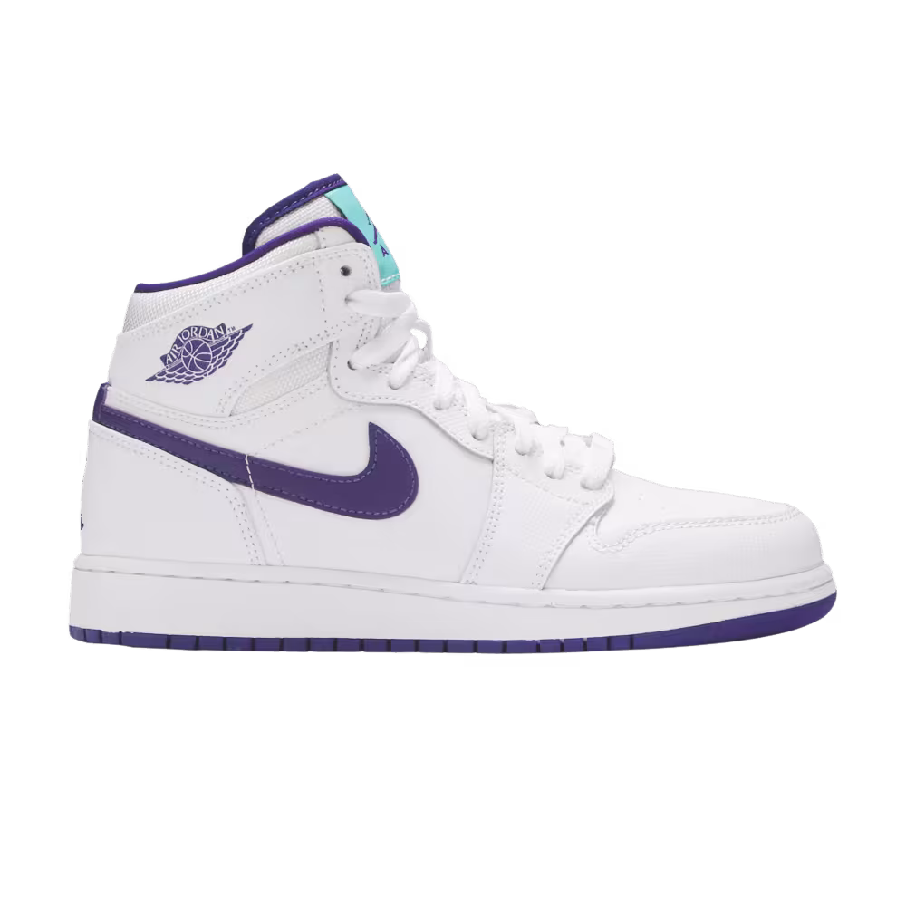 Air Jordan 1 High GG White Court Purple