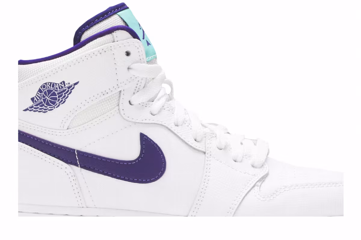 Air Jordan 1 High GG White Court Purple, view 3