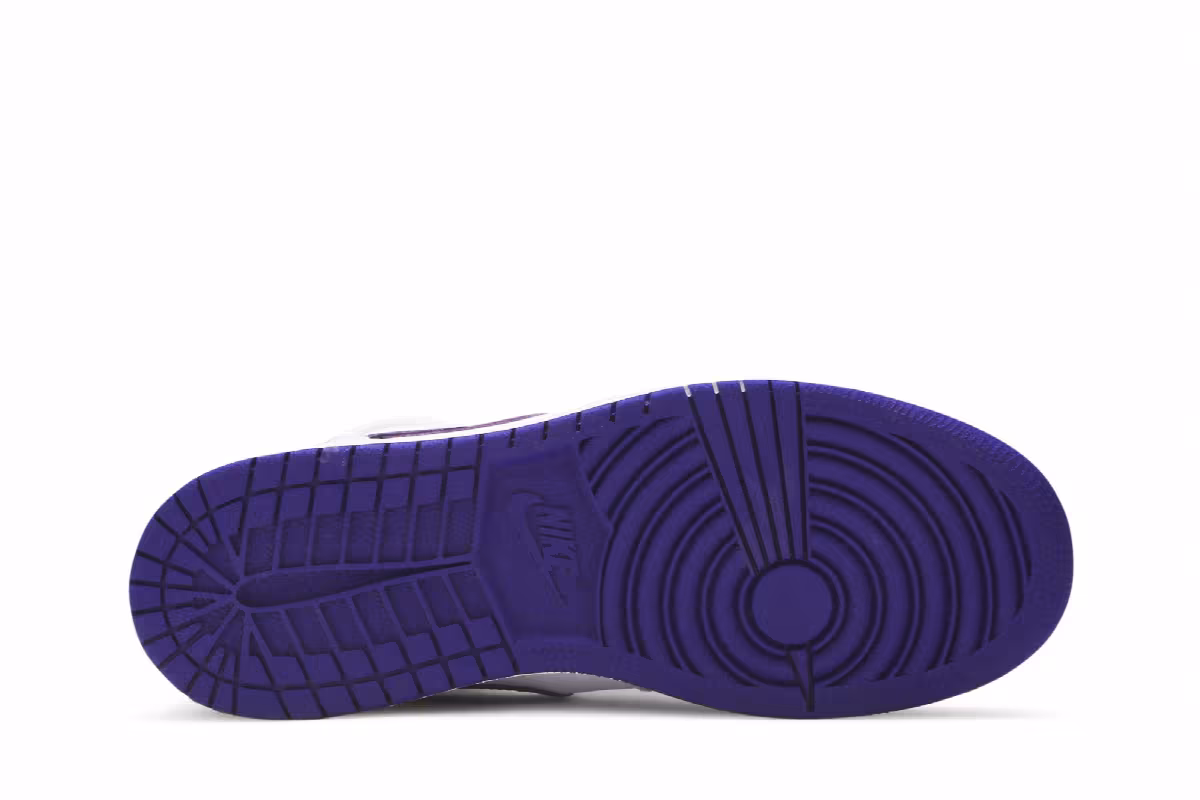 Air Jordan 1 High GG White Court Purple, view 5