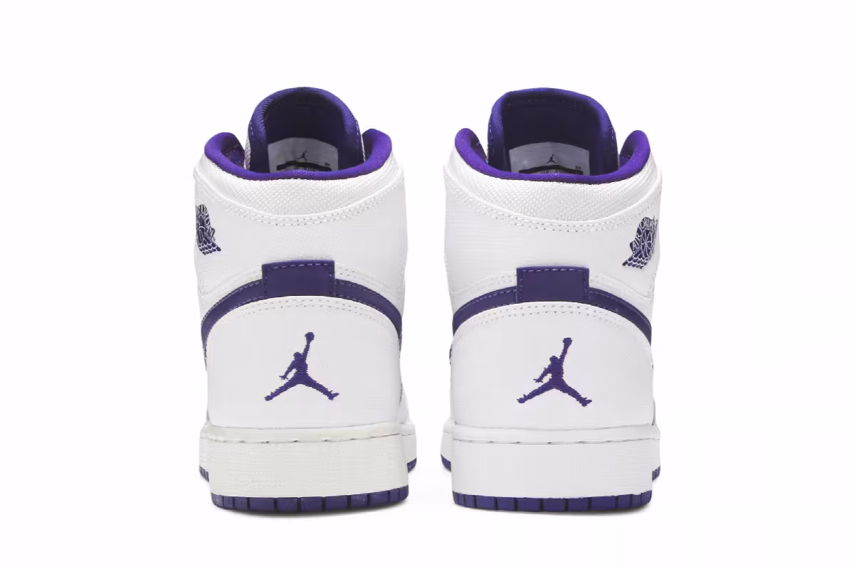 Air Jordan 1 High GG White Court Purple, view 7
