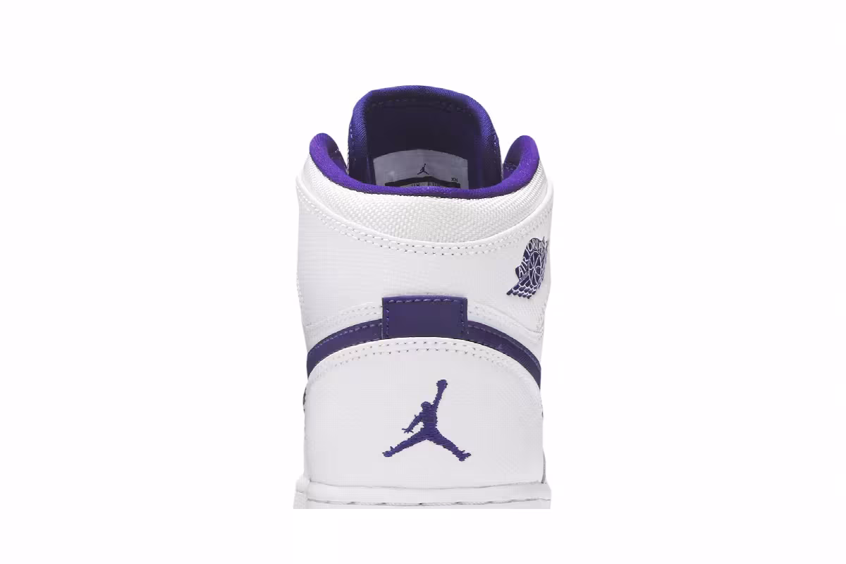 Air Jordan 1 High GG White Court Purple, view 8