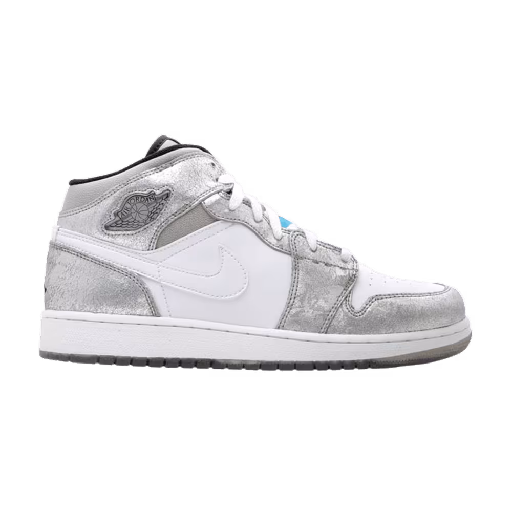 Air Jordan 1 Premium GS Metallic Silver