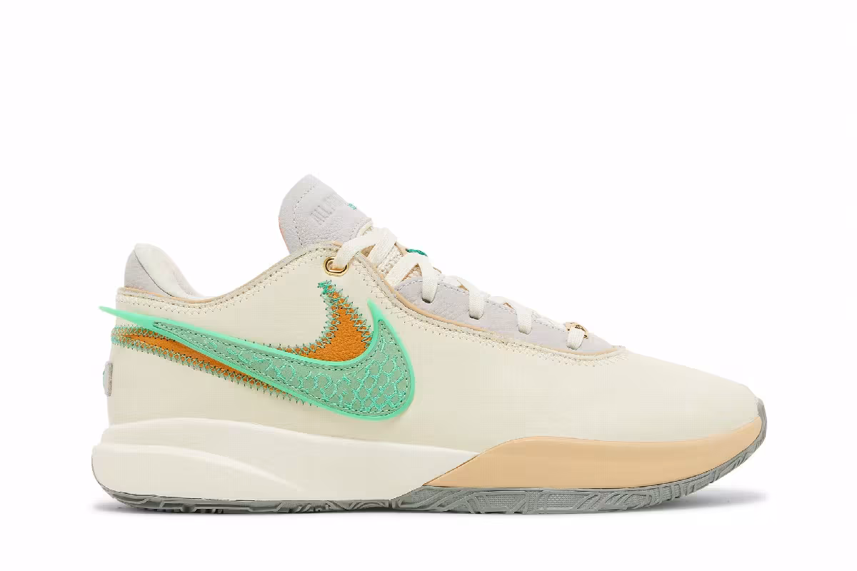 Florida A&M University x A.P.B. x Nike LeBron 20 From Tally To The World - Coconut, view 2