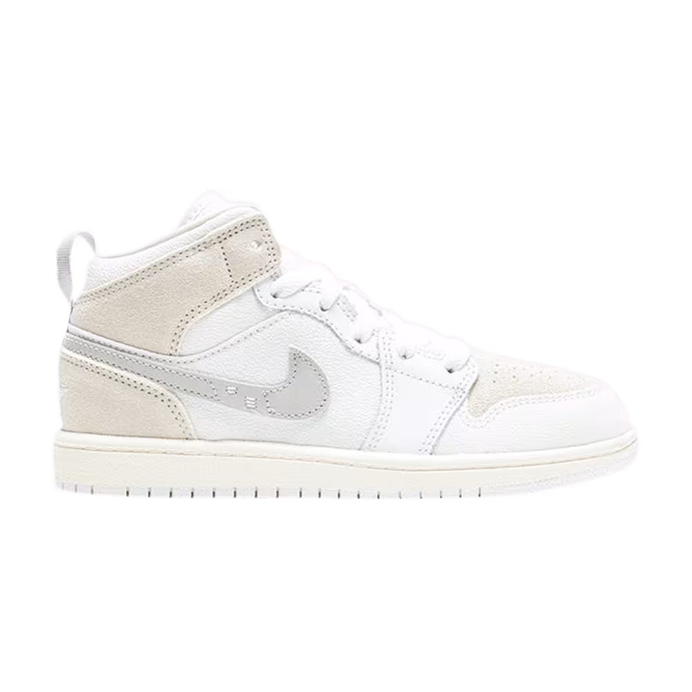 Air Jordan 1 Mid SE Craft PS Inside Out - White Sail