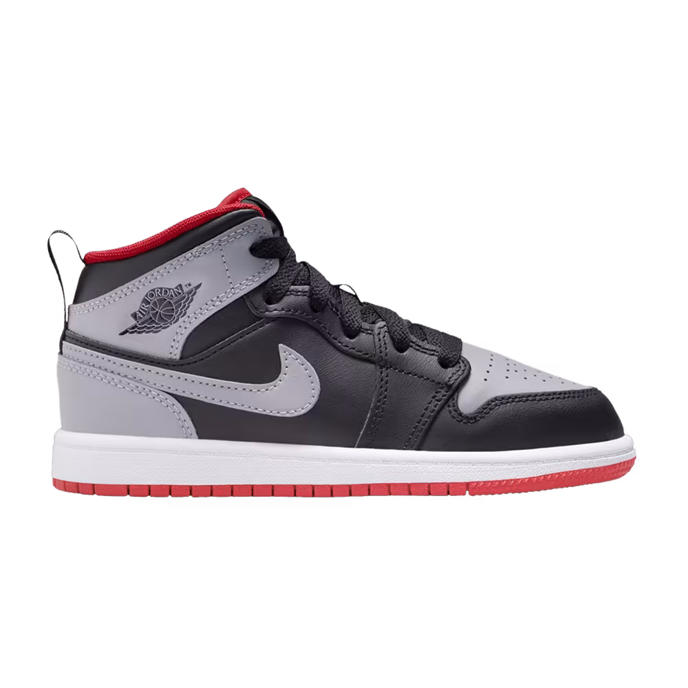 Air Jordan 1 Mid PS Bred Shadow