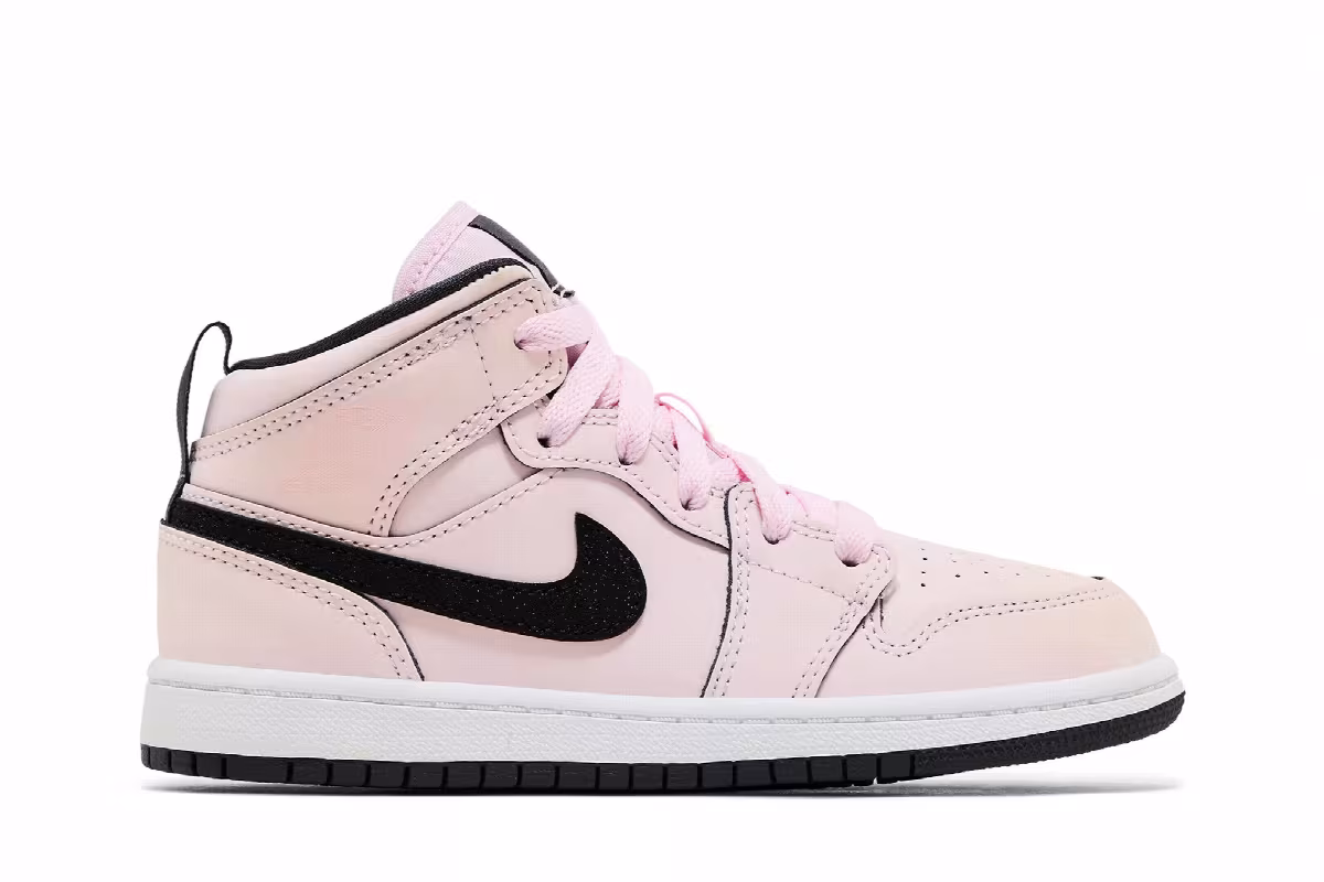 Air Jordan 1 Mid PS Pink Foam Black, view 2