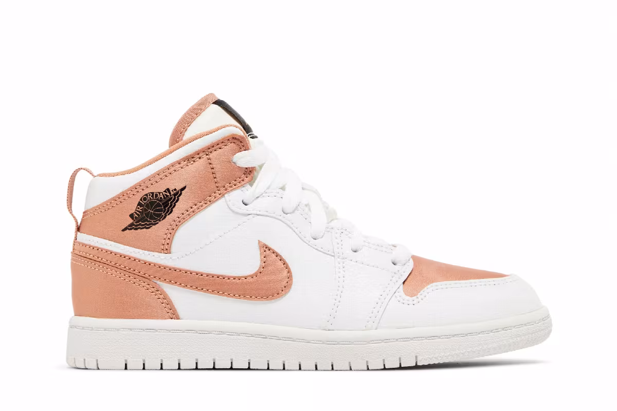 Air Jordan 1 Mid PS White Rose Gold, view 2