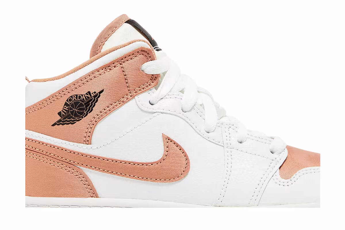 Air Jordan 1 Mid PS White Rose Gold, view 3