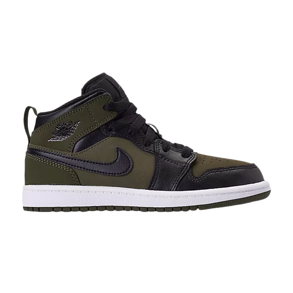 Air Jordan 1 Mid PS Olive Canvas