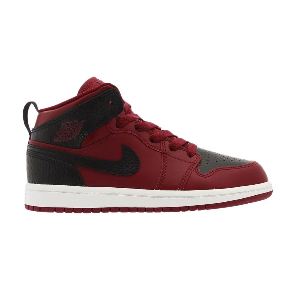 Air Jordan 1 Mid BP Team Red Black