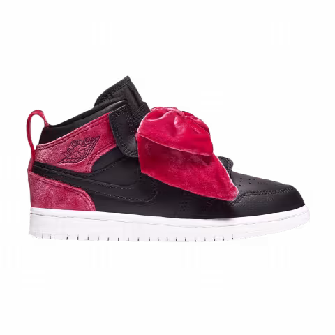Air Jordan 1 Mid Bow PS 'Black Noble Red'
