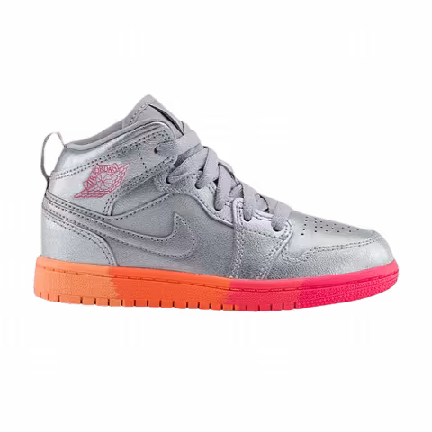 Air Jordan 1 Mid PS 'Metallic Silver Pink Crimson'