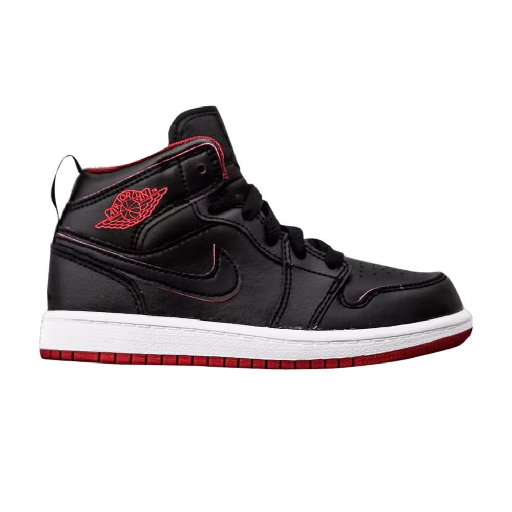 Air Jordan 1 Mid PS Bred