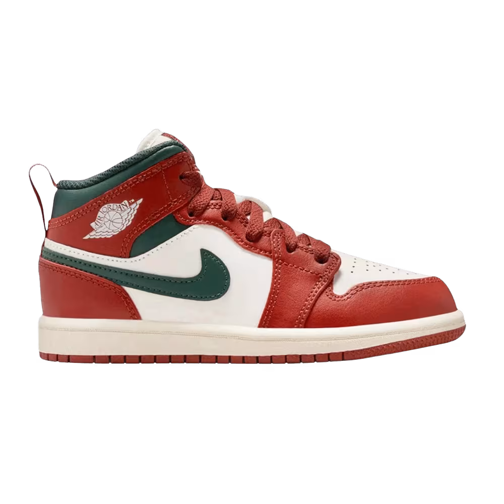 Air Jordan 1 Mid PS Redstone Midnight Green
