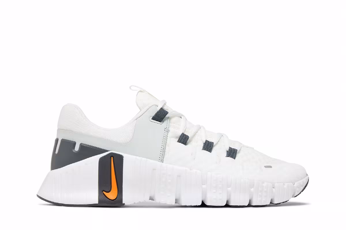 Nike Free Metcon 5 White Bright Mandarin, view 2