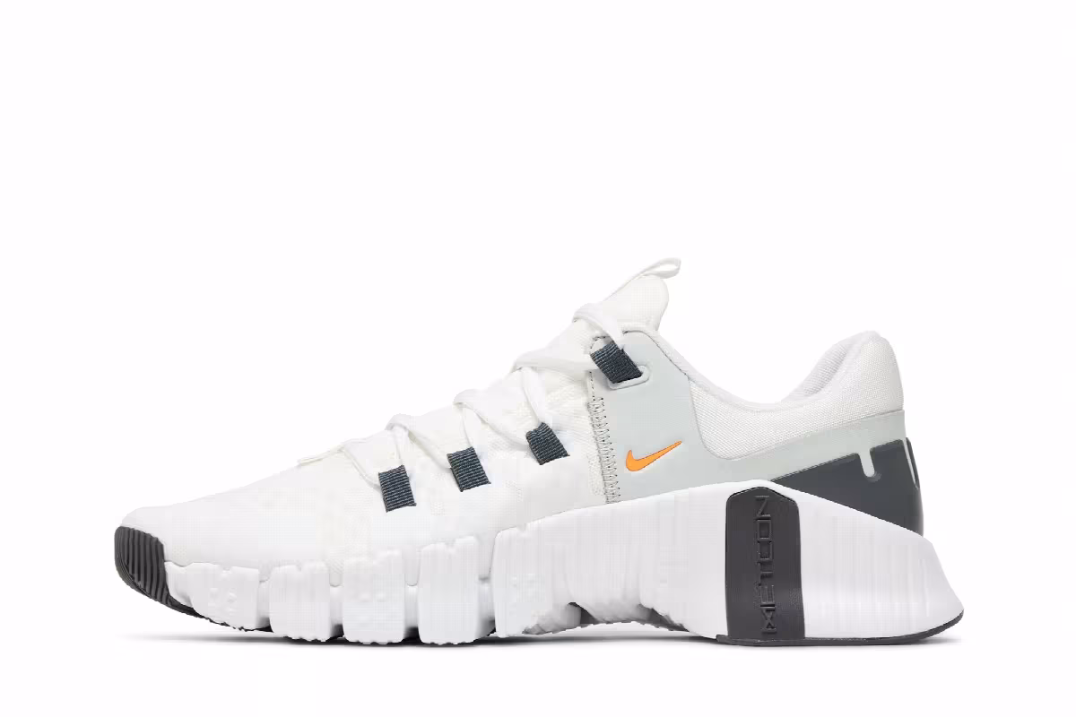 Nike Free Metcon 5 White Bright Mandarin, view 4