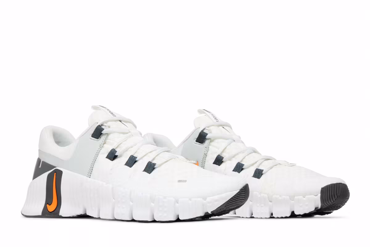 Nike Free Metcon 5 White Bright Mandarin, view 9