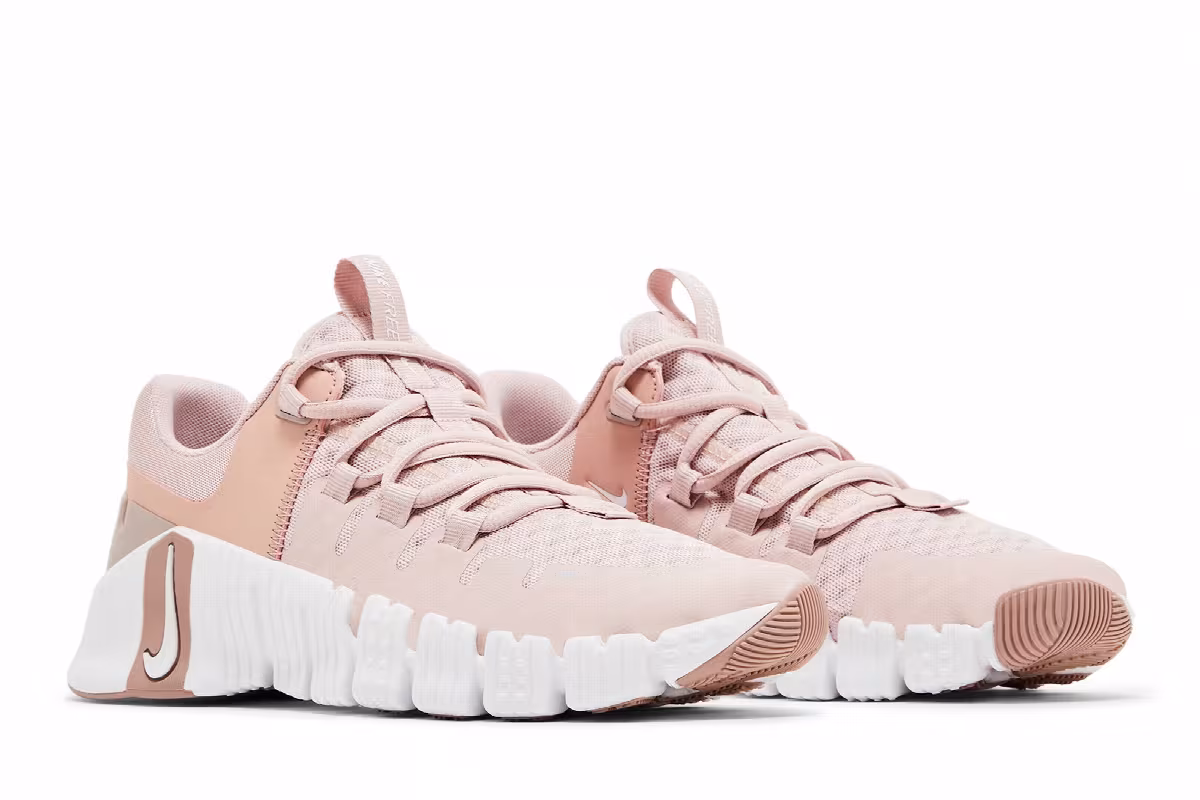 Nike Women's Free Metcon 5 Pink Oxford, view 9