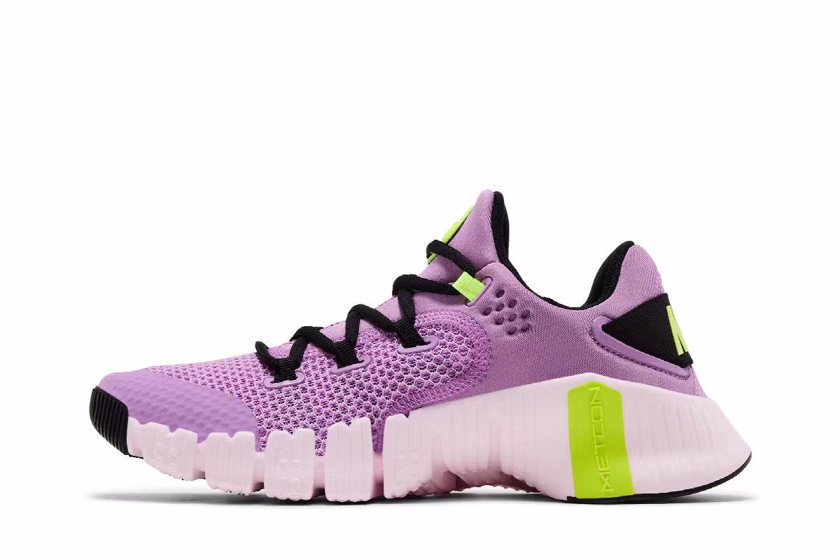 Nike Women's Free Metcon 4 Rush Fuchsia Volt, view 4