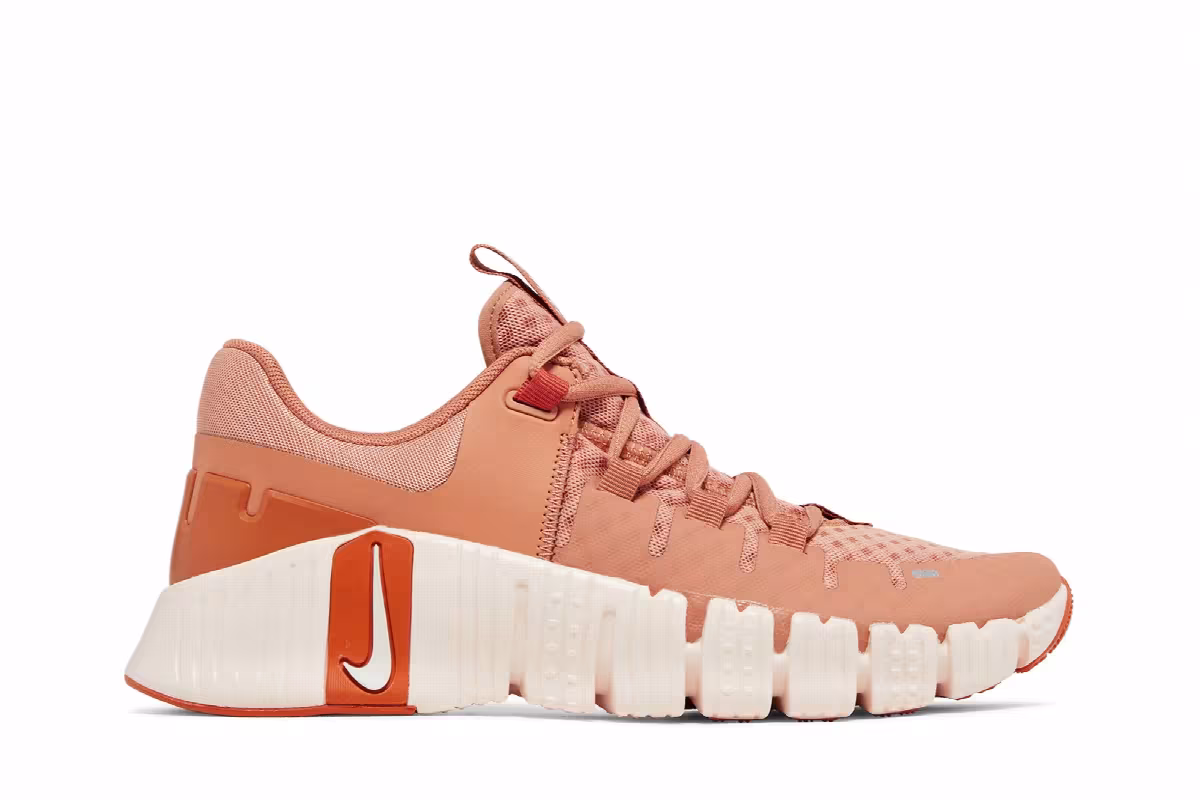 Nike Women's Free Metcon 5 Amber Brown Campfire Orange, view 2