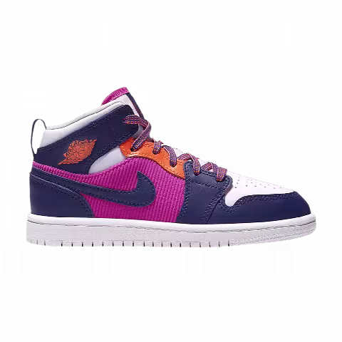 Air Jordan 1 Mid PS 'Regency Purple Fire Pink'