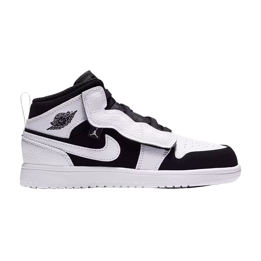Air Jordan 1 Mid Alt PS White Black