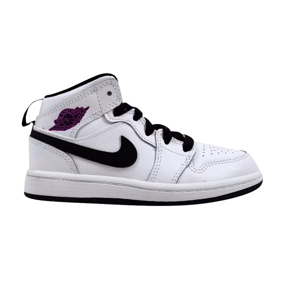 Air Jordan 1 Mid GP White Fuchsia Blast