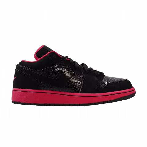 Air Jordan 1 Low GS 'Black Voltage Cherry'