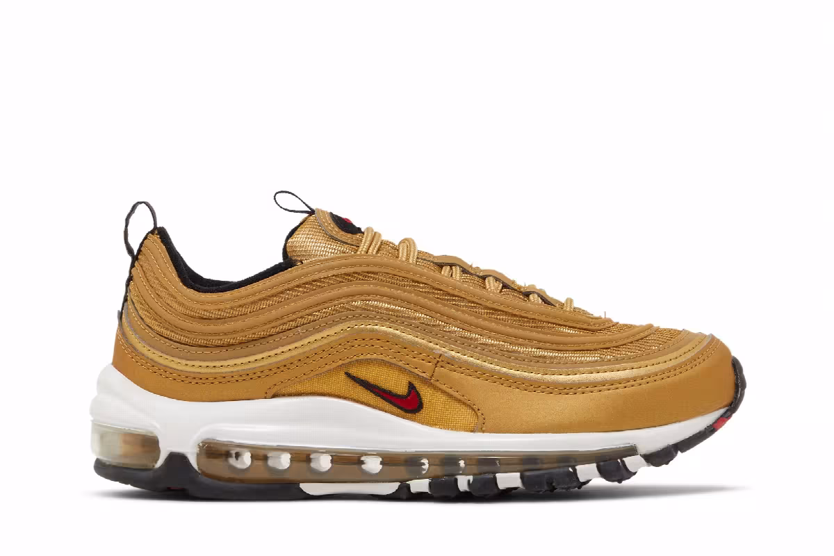 Nike Women's Air Max 97 OG Metallic Gold 2023, view 2