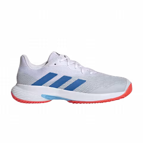 Adidas CourtJam Control 'White Blue Tint Red'