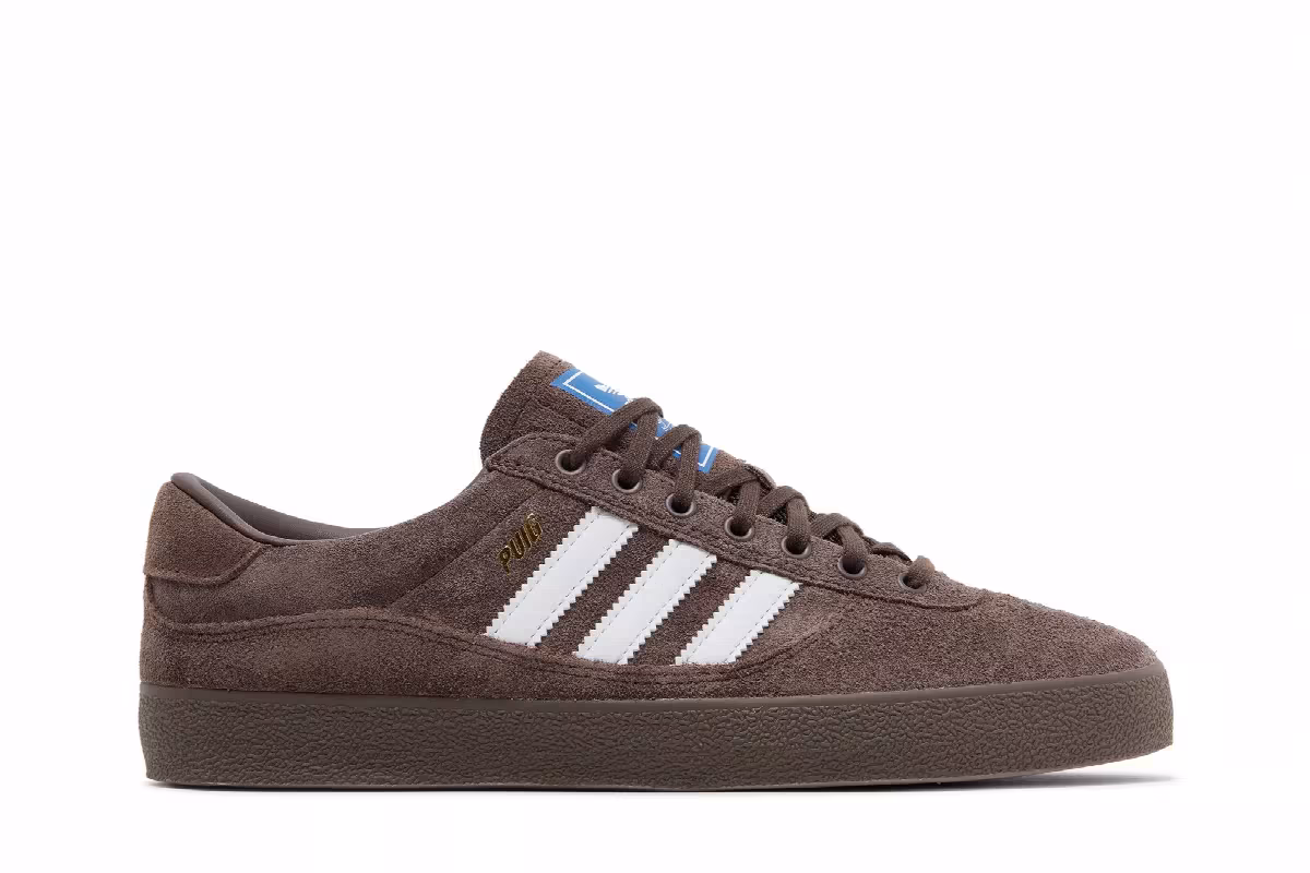 adidas Puig Indoor Brown White, view 2