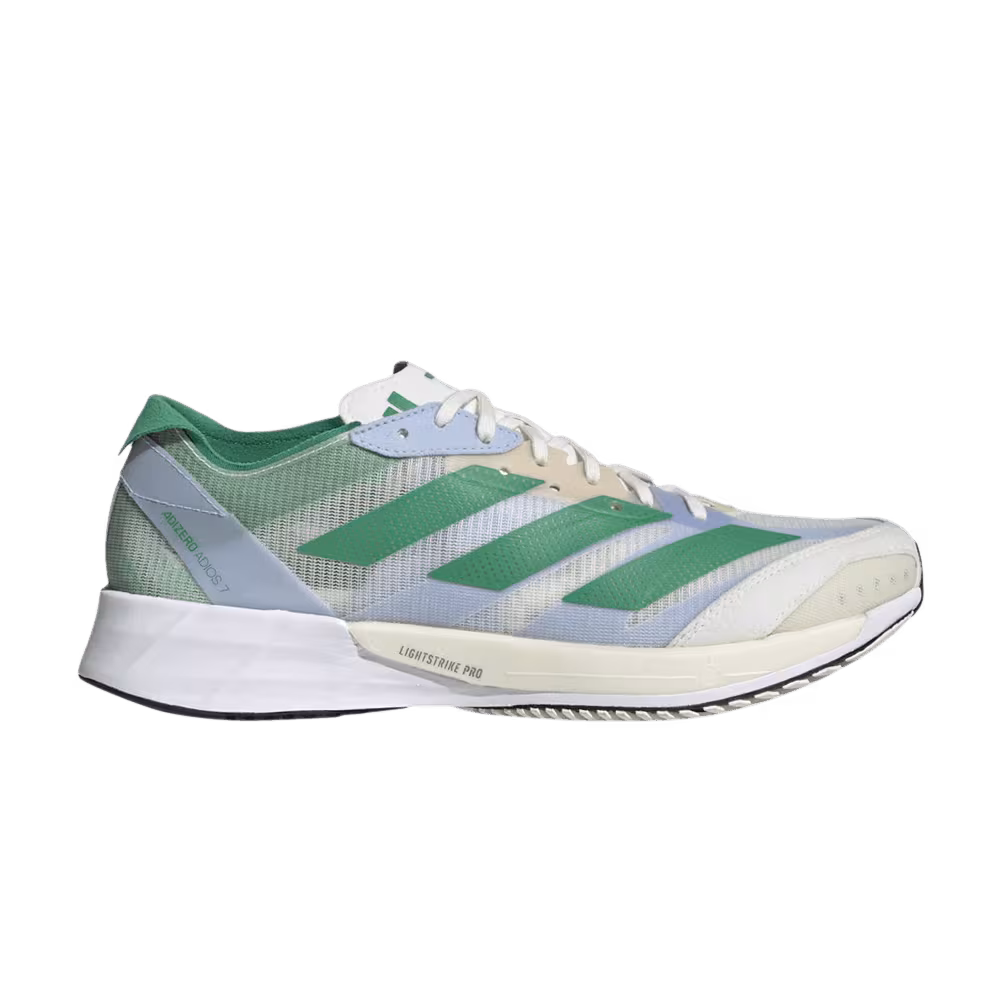 Adidas Women's Adizero Adios 7 White Tint Court Green