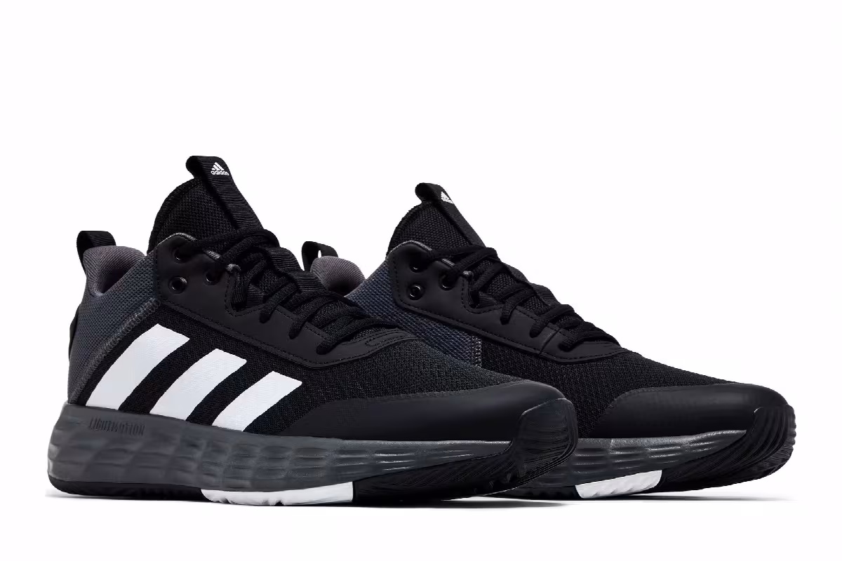 Adidas Own The Game Black White, view 9