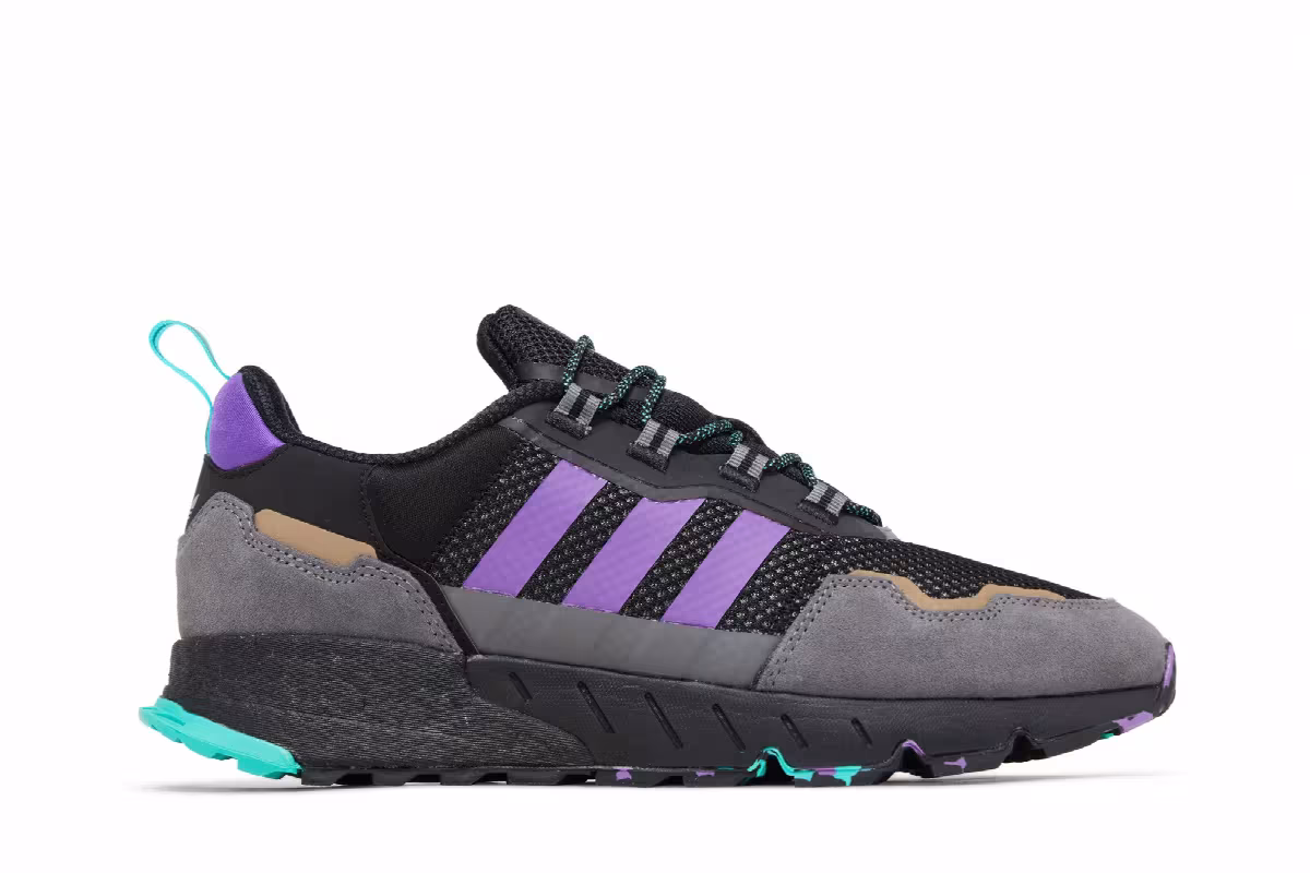 adidas ZX 1K Boost Seasonality - Black Purple, view 2
