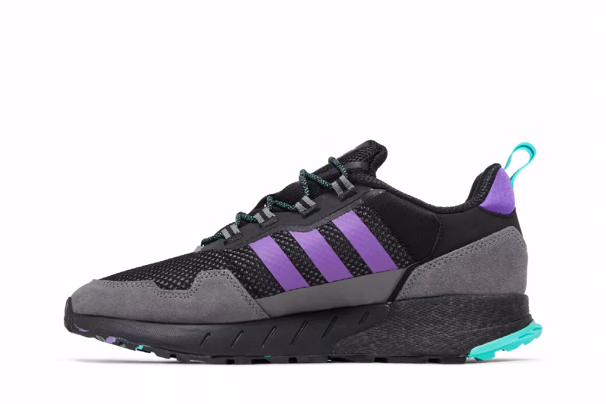 adidas ZX 1K Boost Seasonality - Black Purple, view 4
