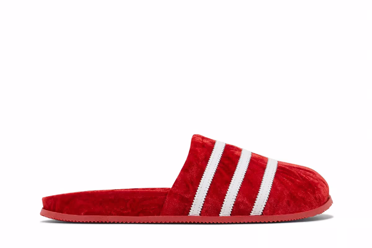 adidas Adimule Slide Red Velvet, view 2