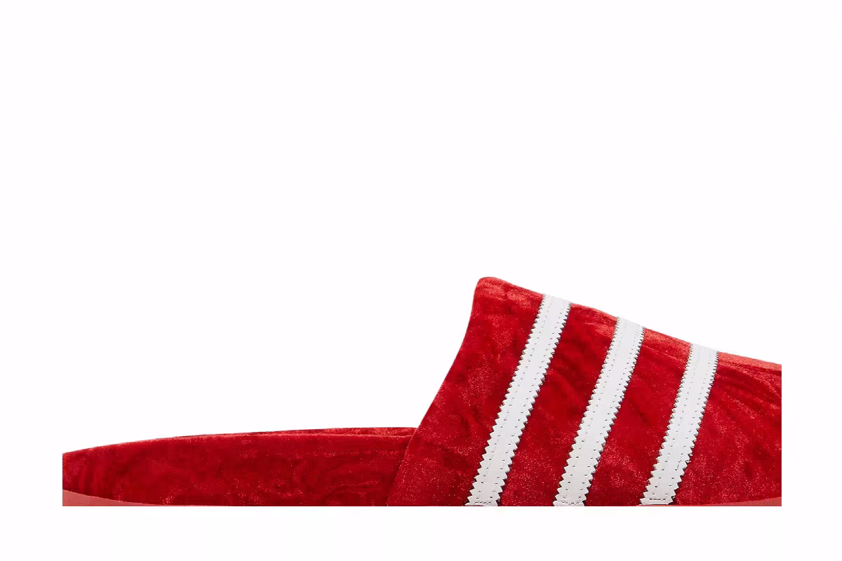 adidas Adimule Slide Red Velvet, view 3