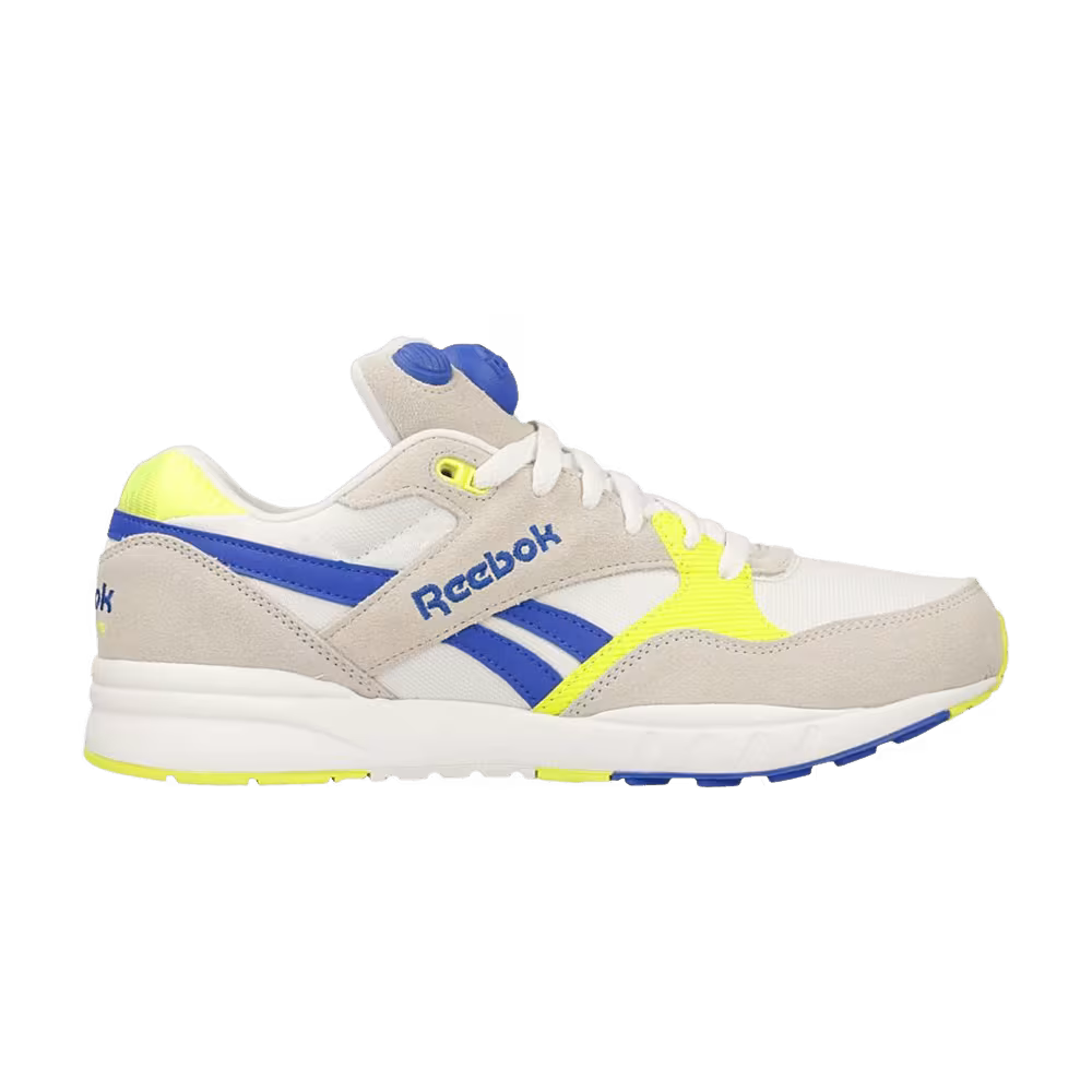 Reebok Pump Infinity Runner White Solar Yellow Blue