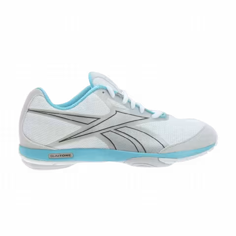 Reebok Wmns Slim Tone 'White Steel Neon Blue'