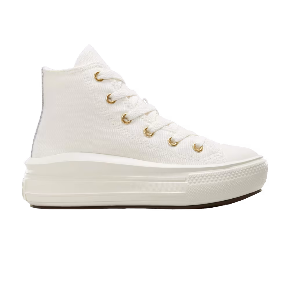 Converse Chuck Taylor All Star Move Platform High PS Tonal Canvas - Egret Metallic Light Gold