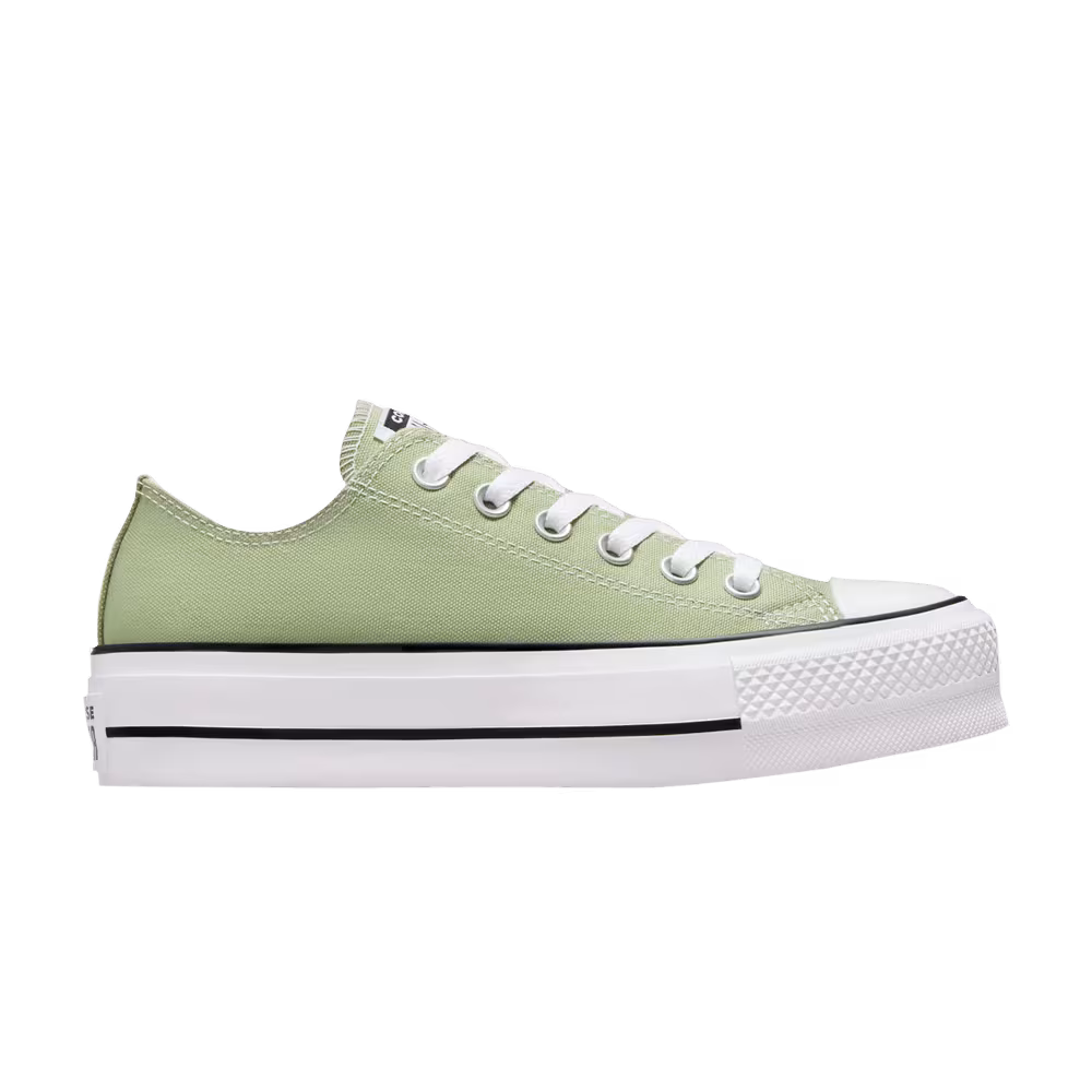 Converse Chuck Taylor All Star Lift Platform Low Aloe Green
