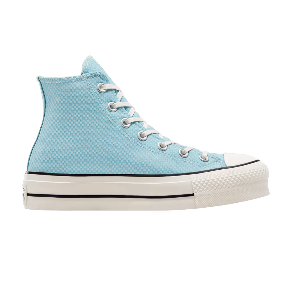Converse Women's Chuck Taylor All Star Lift High Checkered - Infinity Pool