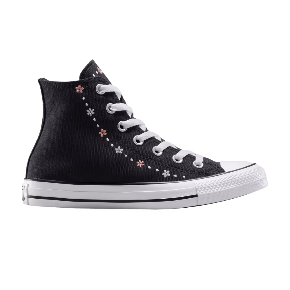 Converse Women's Chuck Taylor All Star High Petite Petals - Total Eclipse White