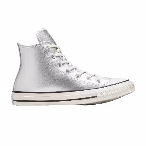 Converse Wmns Chuck Taylor All Star High 'Metallic Leather - Silver'